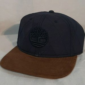 Timberland Strapback Hat w/ Suede Brim